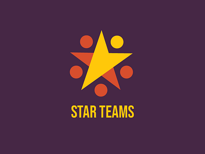 Star Teams design logo illustrations sports logo sports team logo star star logo star team teams