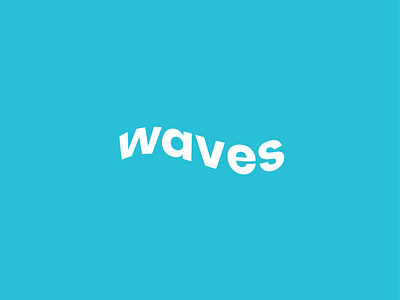 Waves design illustration logo typography typography art typography design waves
