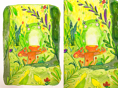 Frog bangladesh character design childrens illustration frog green illustration watercolor watercolor illustration বাংলাদেশ