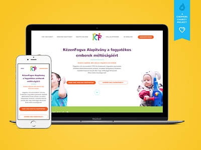 The Hand in Hand Foundation - Redesign charity cheppers redesgin research ui ux webdesign