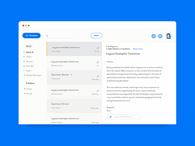 Inbox — UI Challenge 4