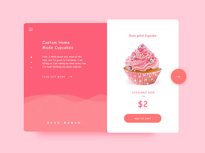 UI — Week 8 — Special Edition bakery challenge comic design graphic pink restriction sans shit type ui ux