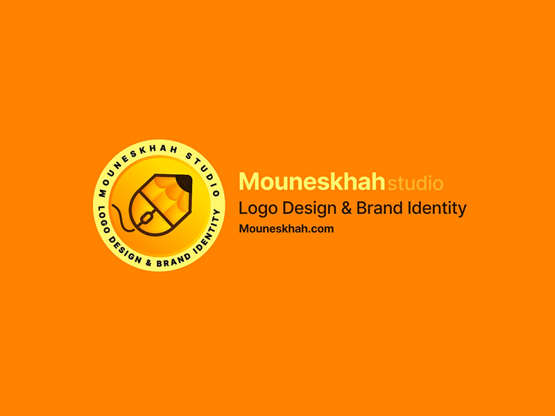 Mouneskhah logo animation animated animation logo animation logoanim logomotion motion graphics