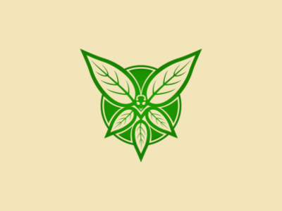Leaf Bee Logo creative