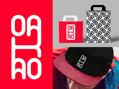 #dailychallenge day 7 - Oakao branding challenge daily design flat icon identity illustration illustrator lettering logo minimal oakao type typography vector