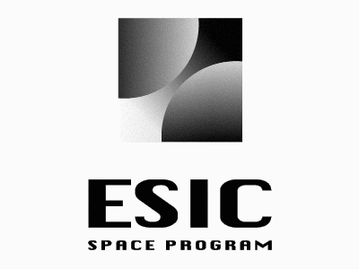 ESIC space program - Fashion Brand branding design gif illustrator logo