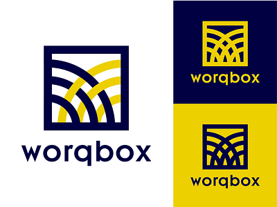 Worqbox Employment Agency branding design flat identity illustration illustrator lettering logo minimal type typography vector worqbox