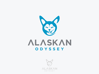 Alaskan Odyssey logo icon typography vector