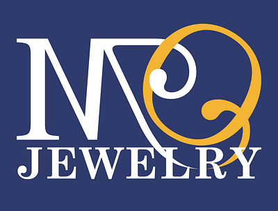 MQ Jewelry Logo branding design graphic design jewelry logo logo design