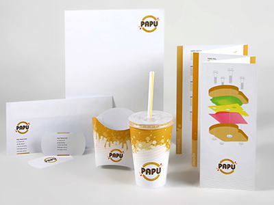 PAPU branding package print