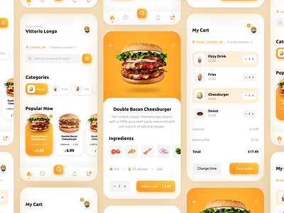 Food Delivery App Concept