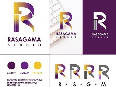 Company Logo Design - Rasagama Studio branding companyprofile design graphic design illustration logo vector