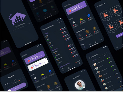 Tinker Trade App UI Design