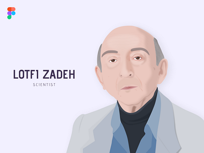 Illustration - Lotfi Zadeh azerbaijan baku design figma illustration scientist vector