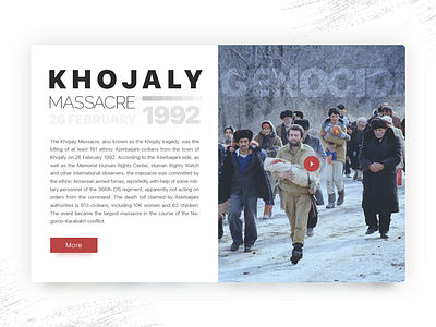 News page design khojaly news page video