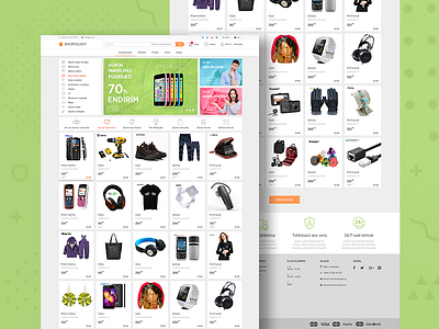 E-commerce website design az azerbaijan baku design ecommerce shop shopping ui ux website