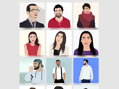 Illustrations © 𝗠𝗮𝗵𝗶𝗿 𝗩𝗲𝗹𝗶𝘇𝗮𝗱𝗲 art azerbaijan baku digital illustrations illustrator paint portrait vector