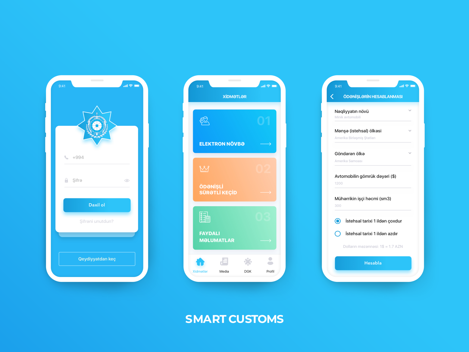 Smart Customs - UI design for State Customs Committee by Mahir on Dribbble