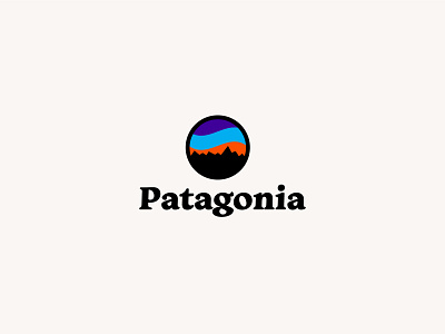 Patagonia 2.0 branding clean design graphic illustration illustrator logo logo design patagonia rebranding vector