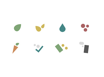 Various icons booking carrot cellphone change cherry colors icon design icon set iconography icons icons pack iconset leaf mobile money water