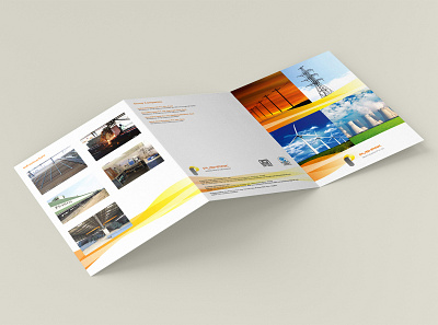 Brochure design done for 30 year old industrial company. branding brochure design design identity illustrator logo minimal type typography