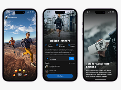 Fitness App deisgn fitness fitness app mobile mobile design ui ux