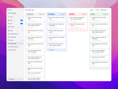 CRM - Kanban