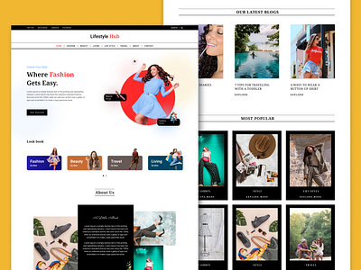 Fashion Blog UI