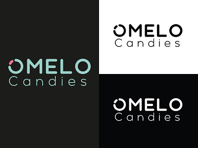 OMELO | candy logo design branding design illustration logo logo design vector