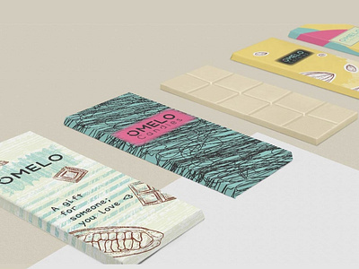 OMELO | Packaging Design bar packaging graphic design illustrator packaging design