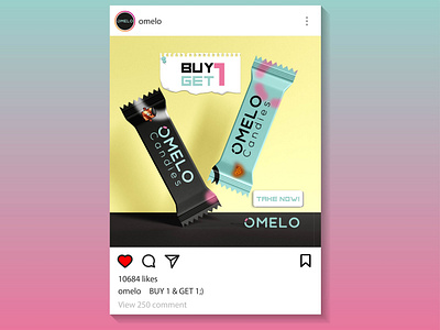 OMELO | Candy social media design