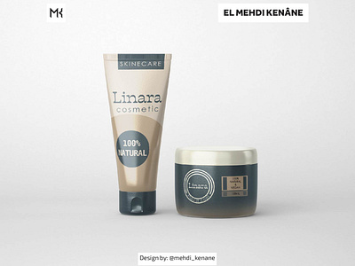 Linara | Cosmetic Packaging Design branding cosmetic packaging design graphic design illustrator logo packaging design