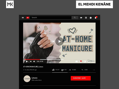 Linara | Thumbnails YouTube Cosmetic Video design ads design ads designer branding cosmetic video youtube design graphic design illustrator logo social media design thumbnails youtube