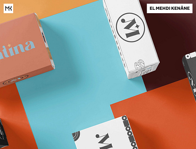 Matina | Biscuits Posts Instagram Design biscuits box branding graphic design illustration illustrator logo packaging packaging design