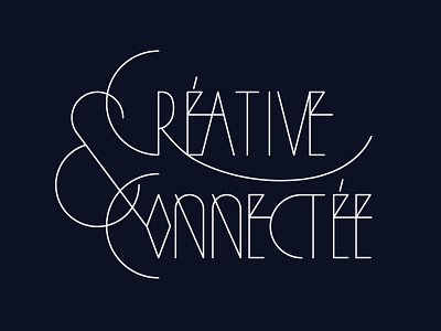 Creativeconnect geometry typography