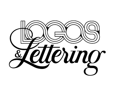 Personal work blackandwhite geometry lettering typography