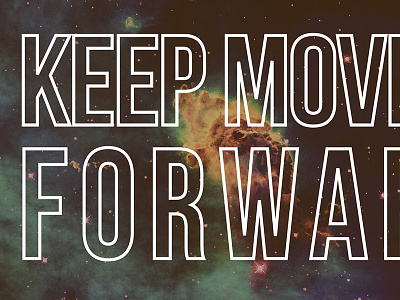 Keep Moving Forward illustrator