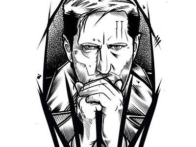 Trent Reznor art artwork design drawing illustration illustrational ink inking line art print sketch tattoo art visual art