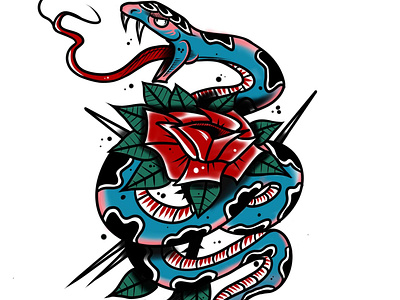 Snake and Rose