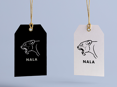 Nala logo animal animalistic branding clothes design illustration lioness logo minimal minimalist nala