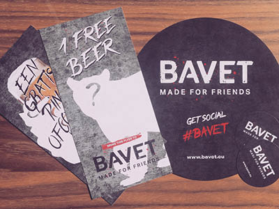 Bavet bar bavet belgium flyer food lettering merchandising pasta restorant