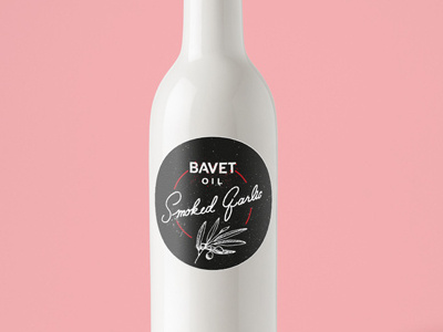 Olive oil bottle black bottle handwritting label olive typography white