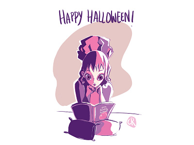Halloween beetlejuice character fast drawing halloween illustration lydia sketch