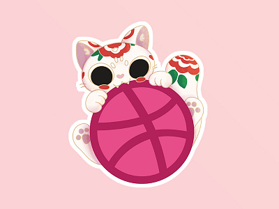 Dribbble Sticker