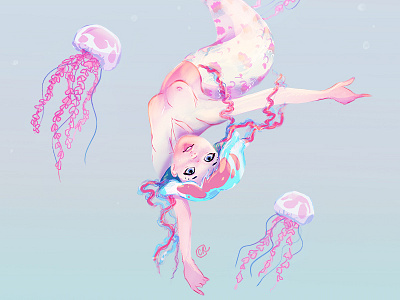 MerMay challenge day 3: Jelly fish