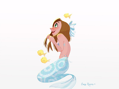 Argentinian Fan mermaid