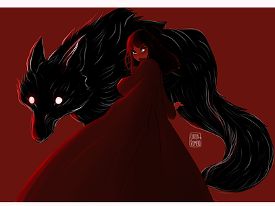 Spirits of the night animal character character art halloween illtrator illustration spirits spooky visdev wolf