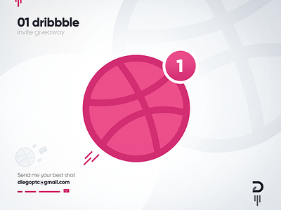 invite dribbble giveaway