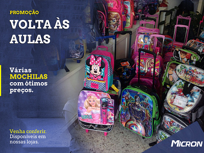 Facebook Post - Mochilas Volta As Aulas