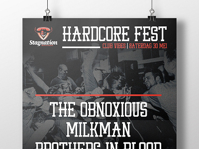 Poster design Hardcore Fest flyer hardcore poster